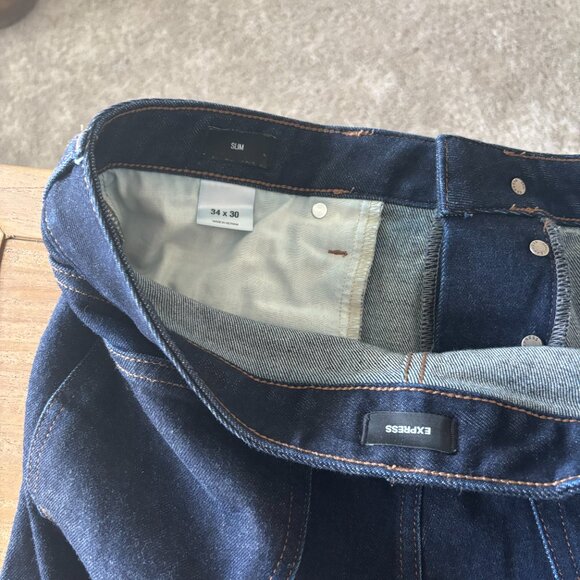 Express Raw Selvedge Jean, slim fit, 34x30 - Picture 3 of 3